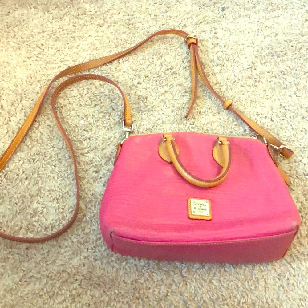 Pink Dooney and Bourke Crossbody Purse